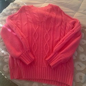 Pink crown & ivy sweater